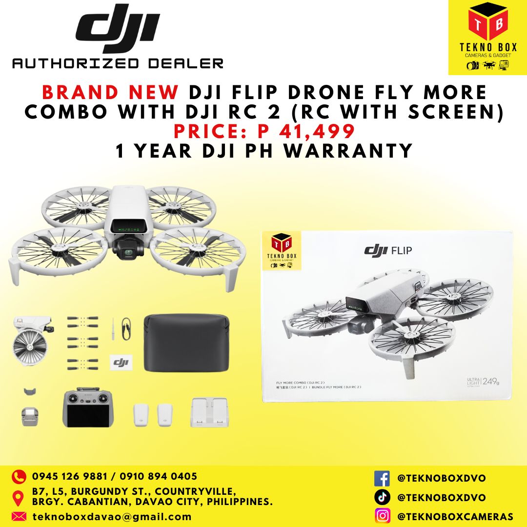 DJI Flip Drone Fly More Combo With DJI RC 2 (RC With Screen)