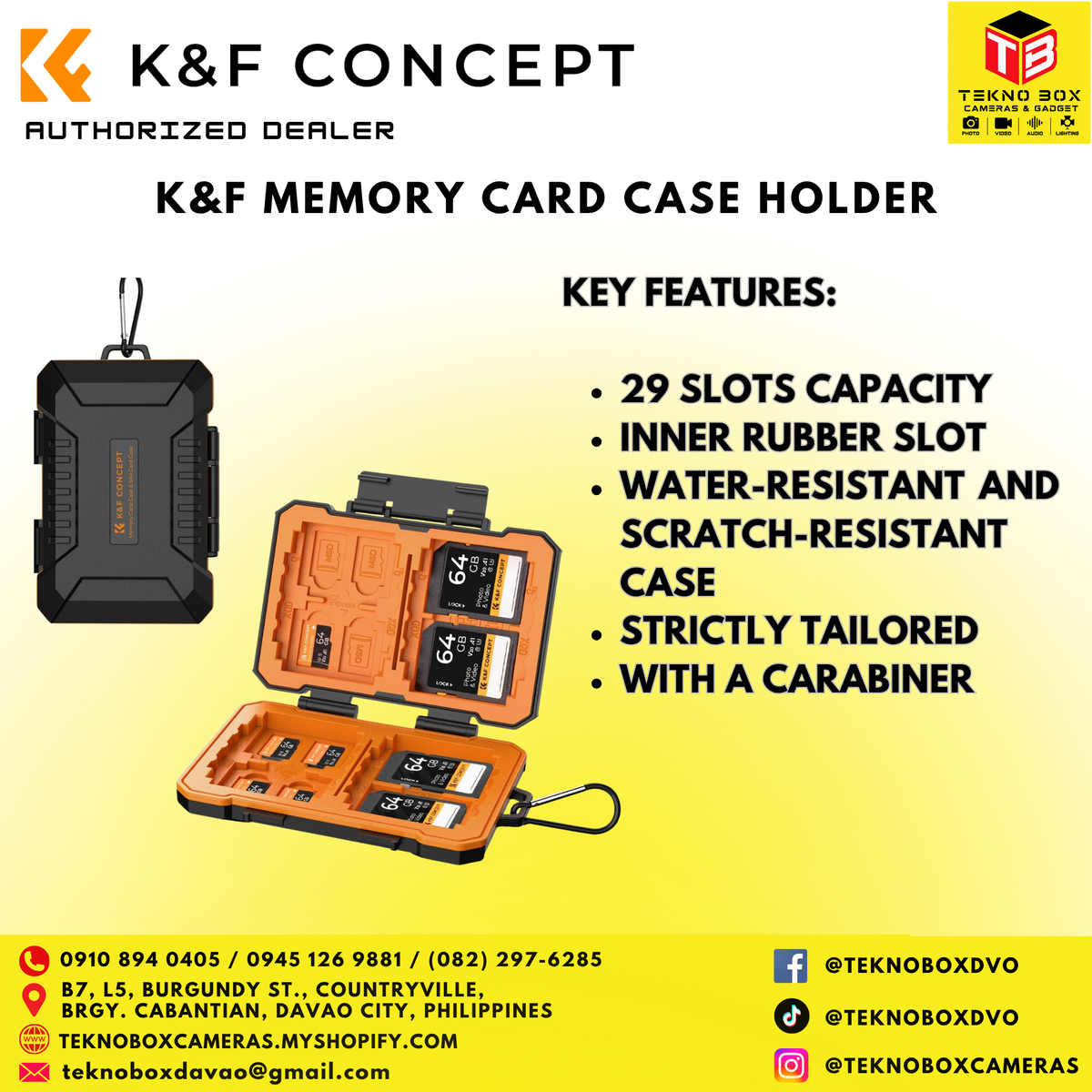 K&F Memory Card Case Holder