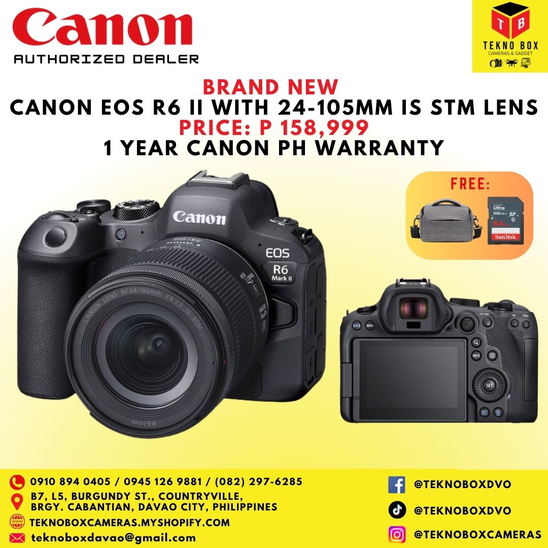 Canon R6 Mark II With 24-105mm Kit Lens