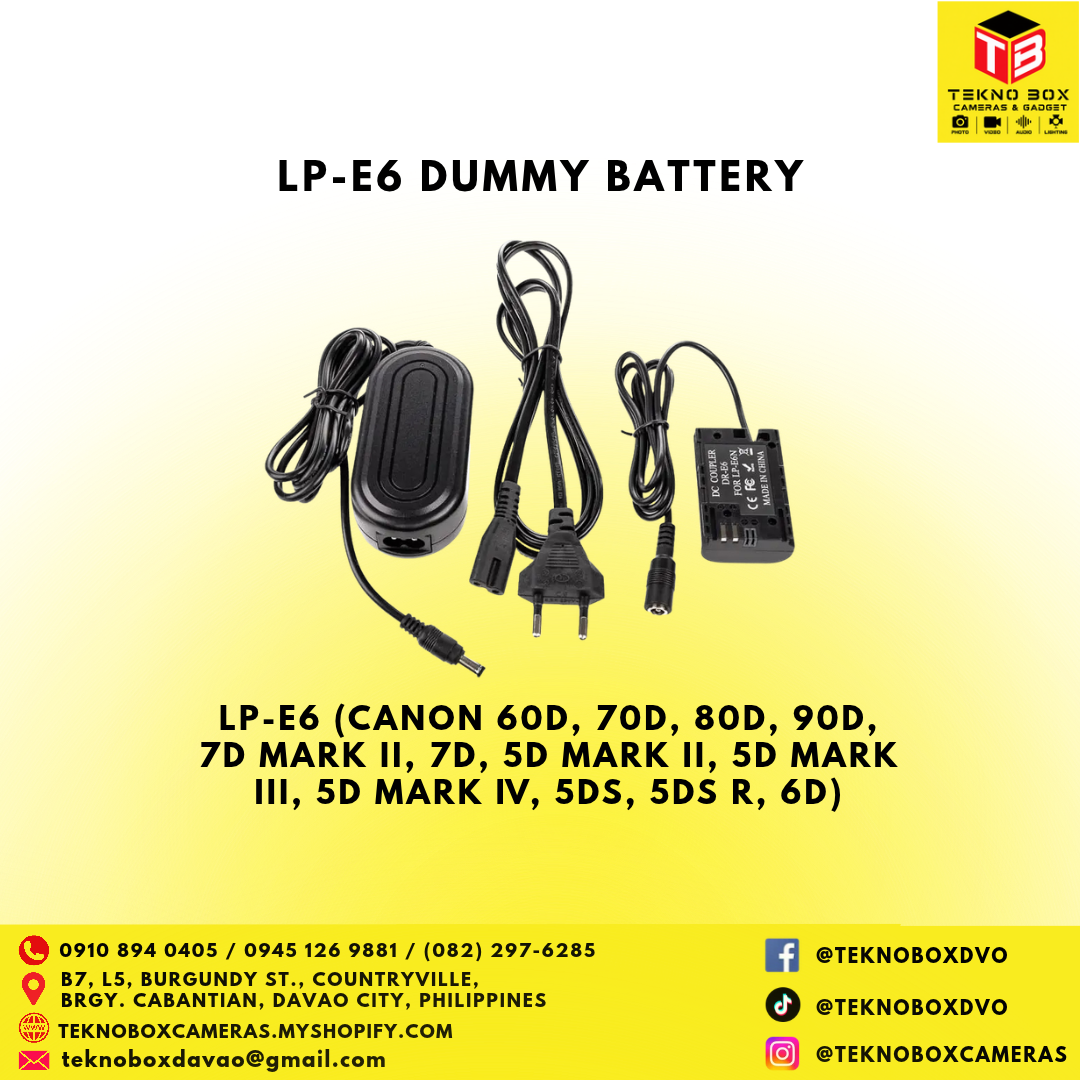 LP-E6 Dummy Battery