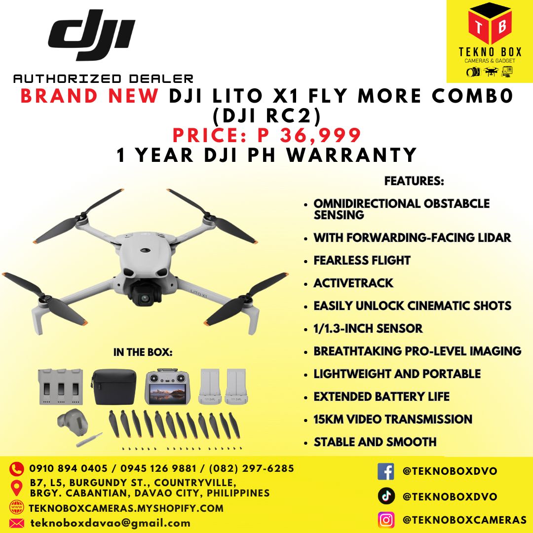 DJI Lito X1 Fly More Combo (DJI RC2)