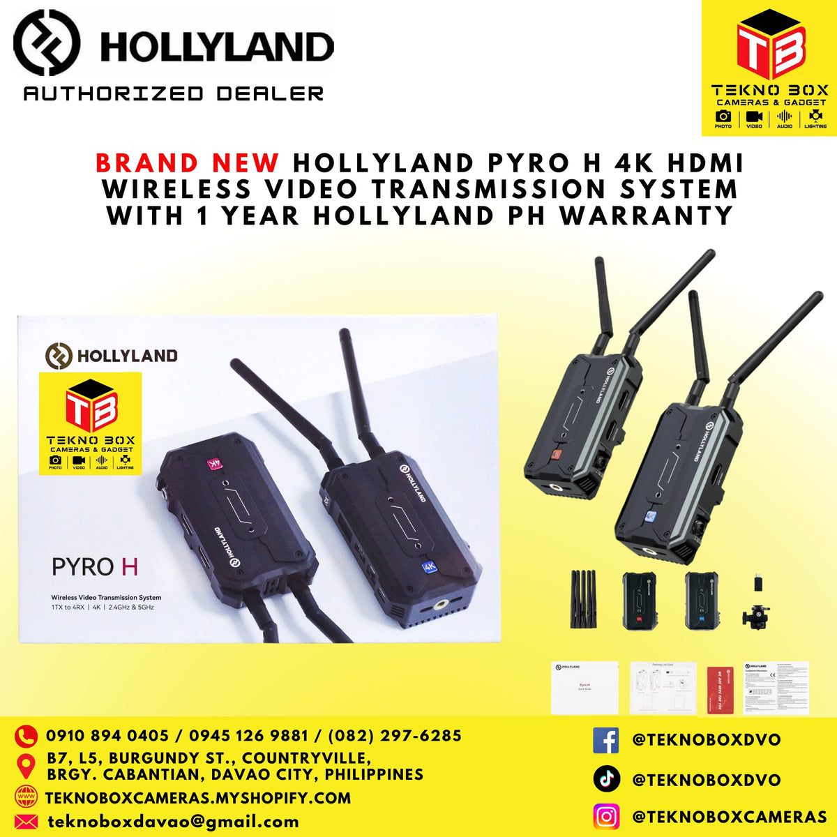 Hollyland Pyro H 4K HDMI Wireless Video Transmission System