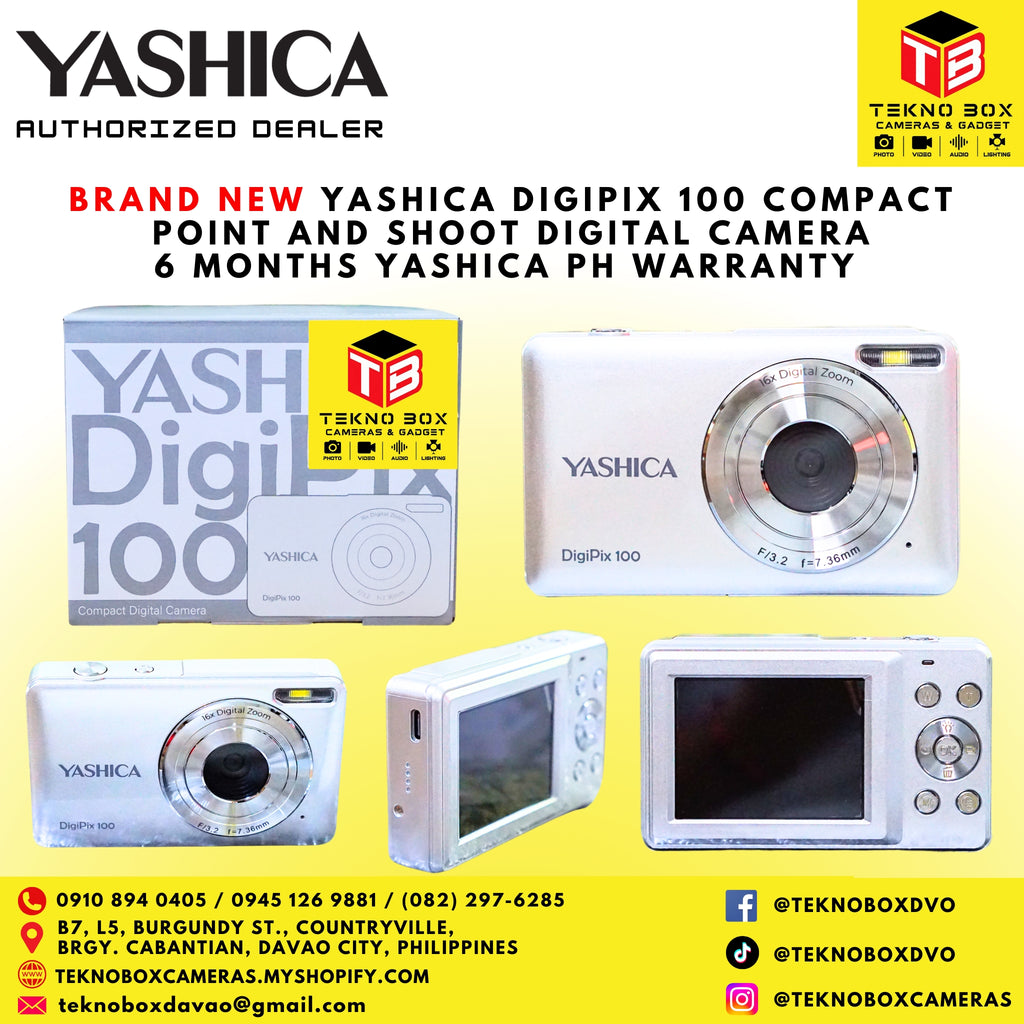 Yashica Digipix 100 Compact Point and Shoot Digital Camera