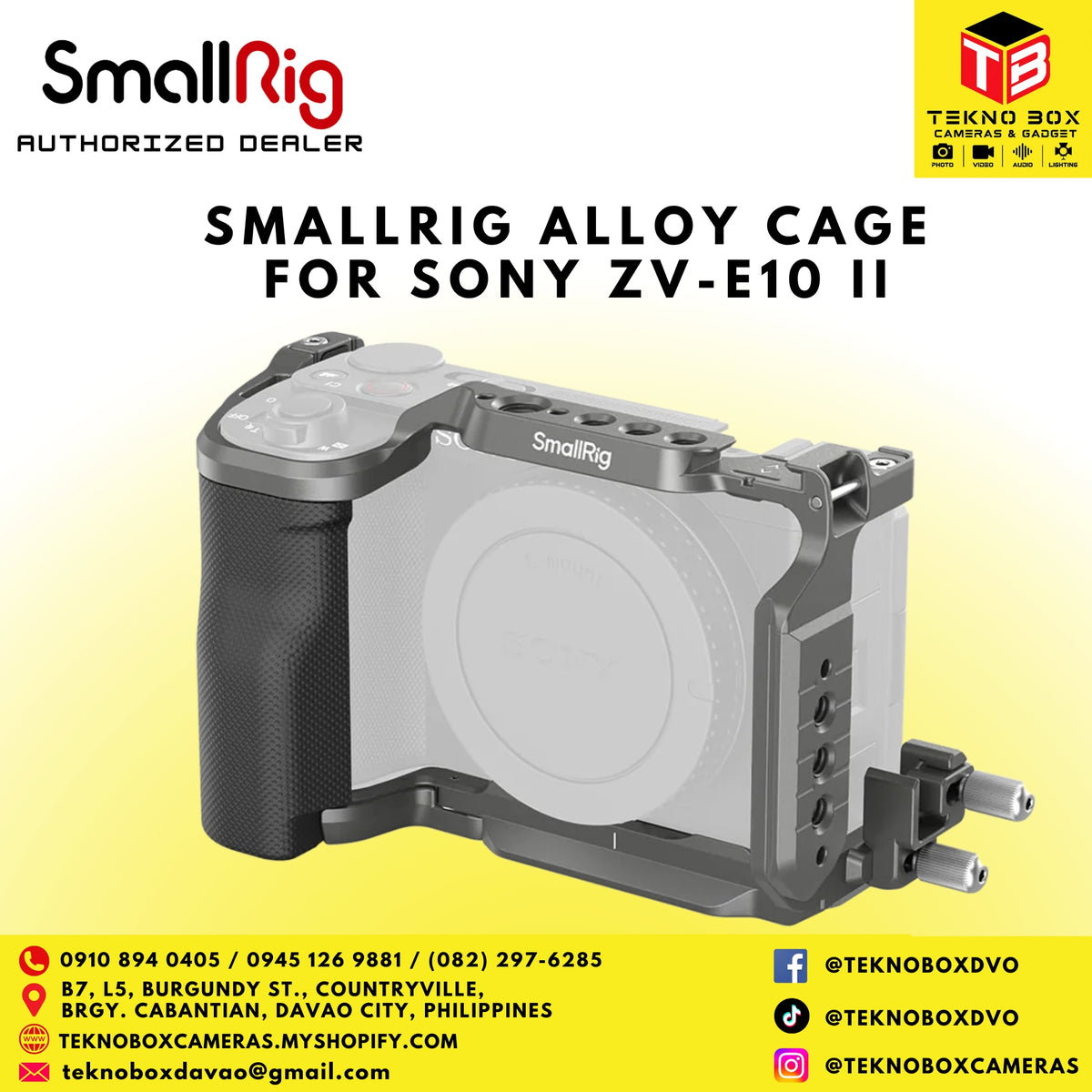 Smallrig Alloy Cage for Sony ZV-E10 II