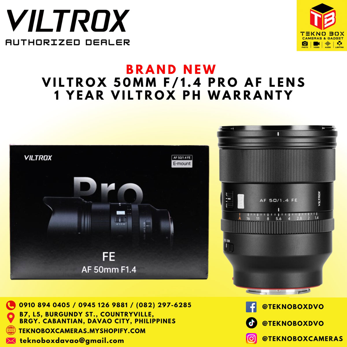 Viltrox 50mm F/1.4 Pro Lens