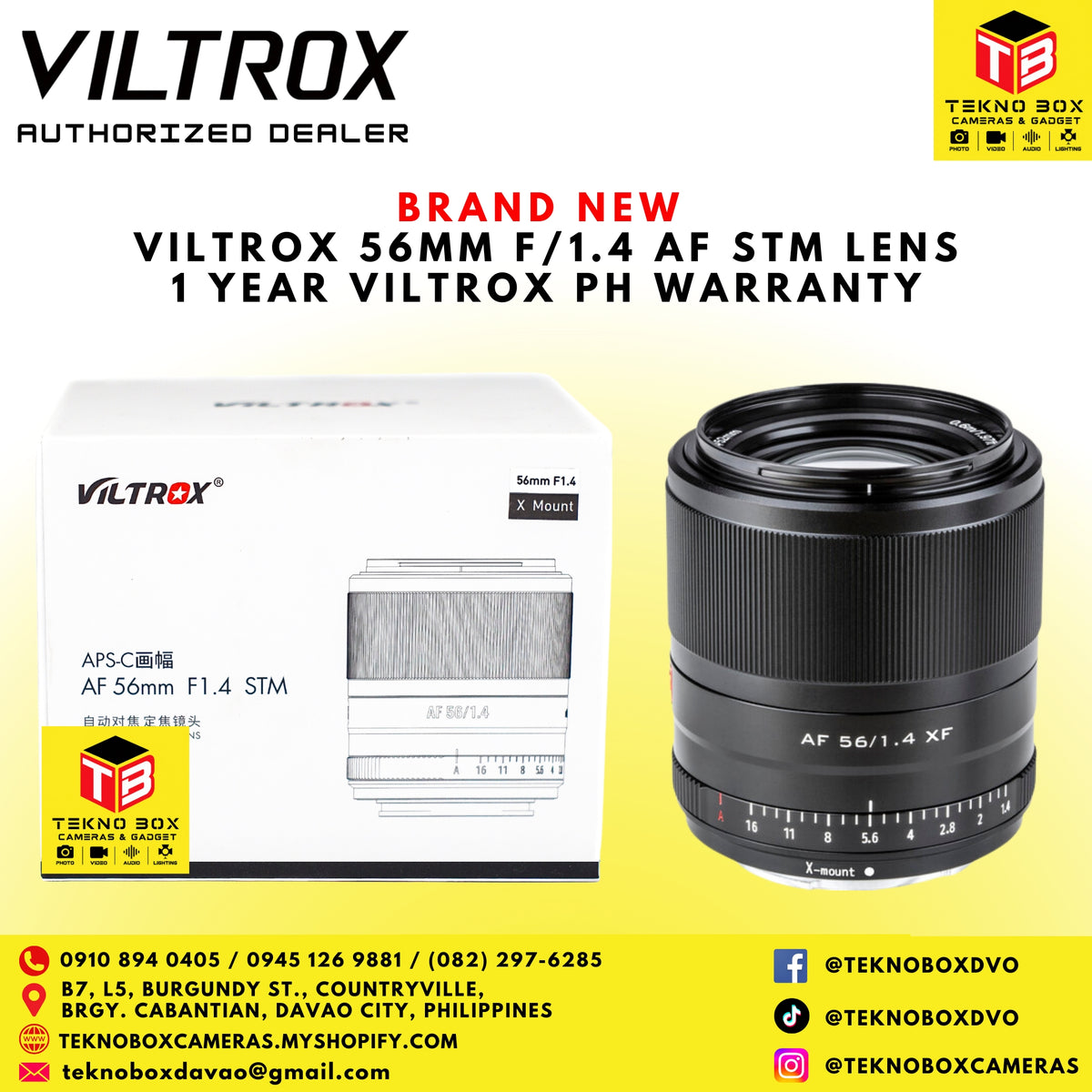 Viltrox 56mm F/1.4 STM Lens