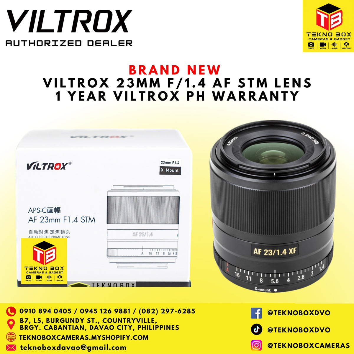 Viltrox 23mm f/1.4 STM Lens