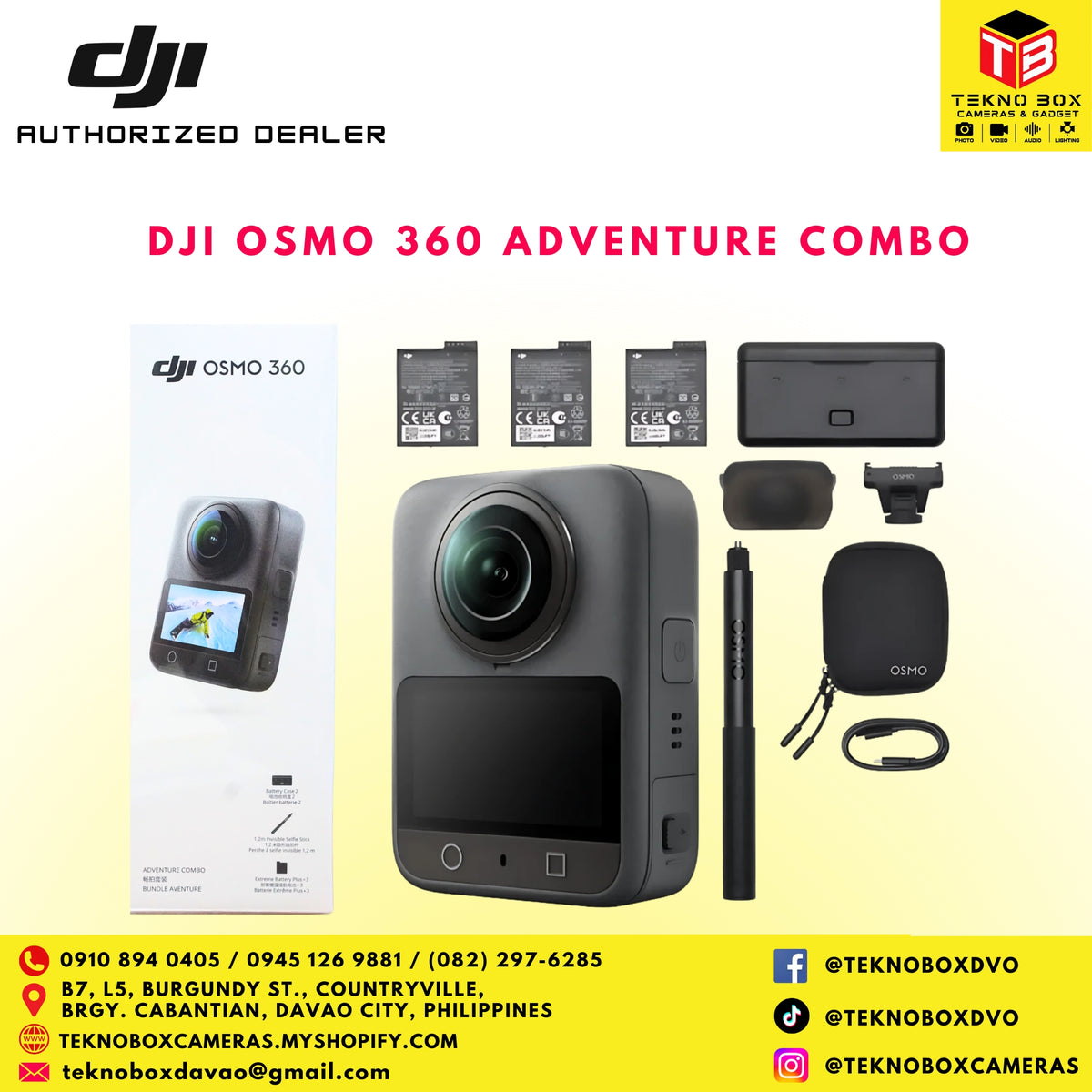 DJI Osmo 360 Adventure Combo