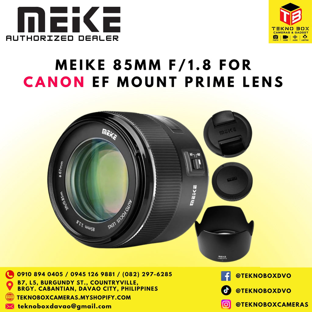 Meike 85mm F/1.8 For Canon EF/EF-S Mount