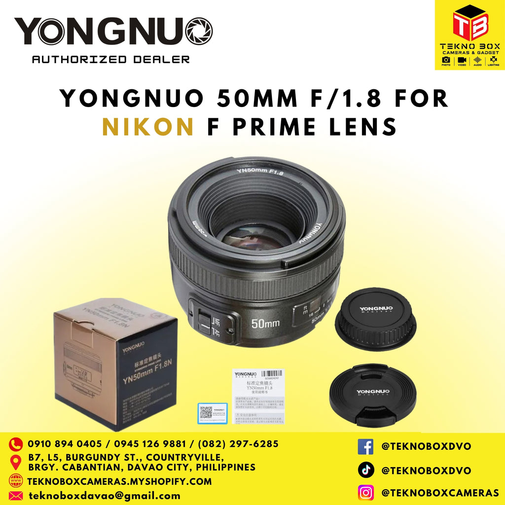 Yongnuo 50mm F1.8 Lens for Nikon