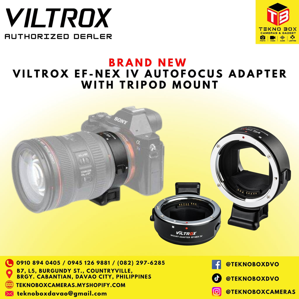 Viltrox EF-NEX IV Autofocus Adapter With Tripod Mount