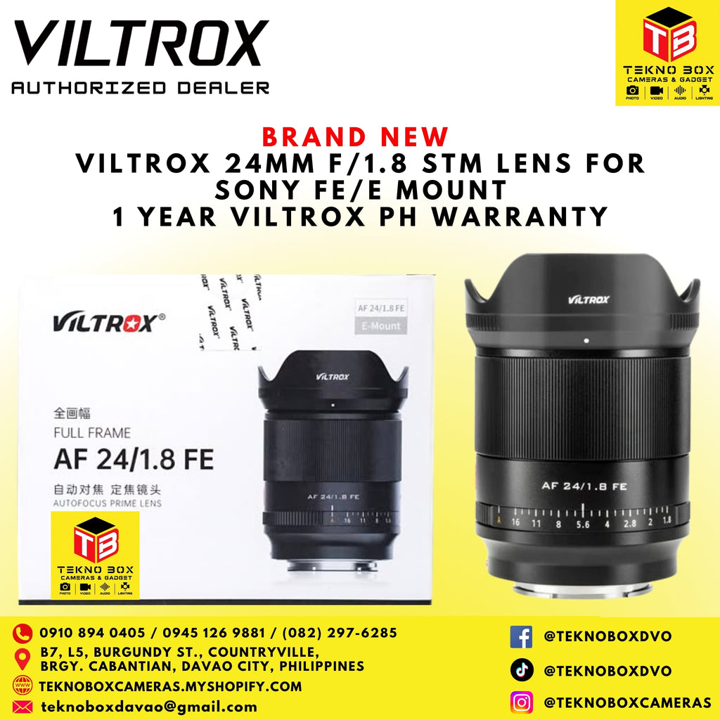 Viltrox 24mm f/1.8 STM Lens (For Sony FE/E-Mount)