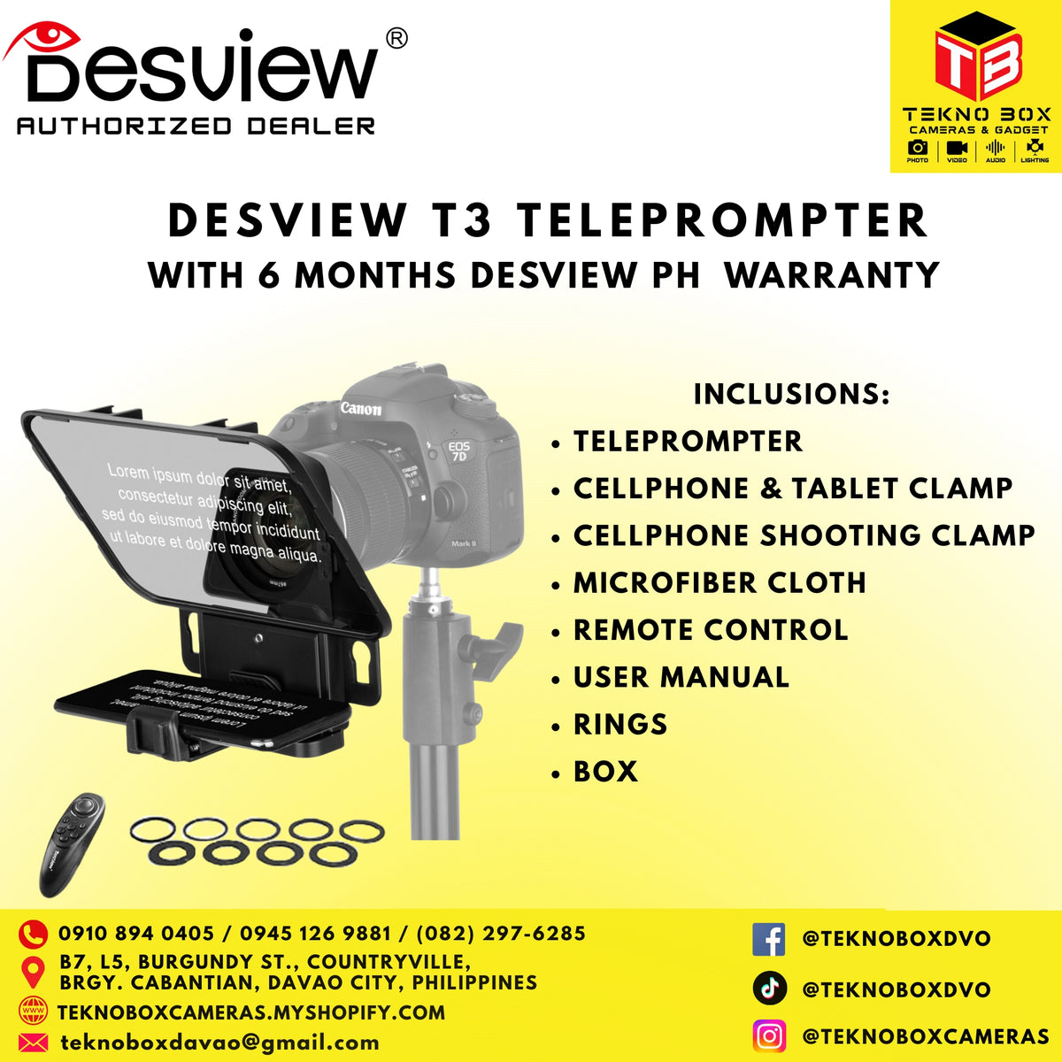 Brand new Desview T3 Teleprompter