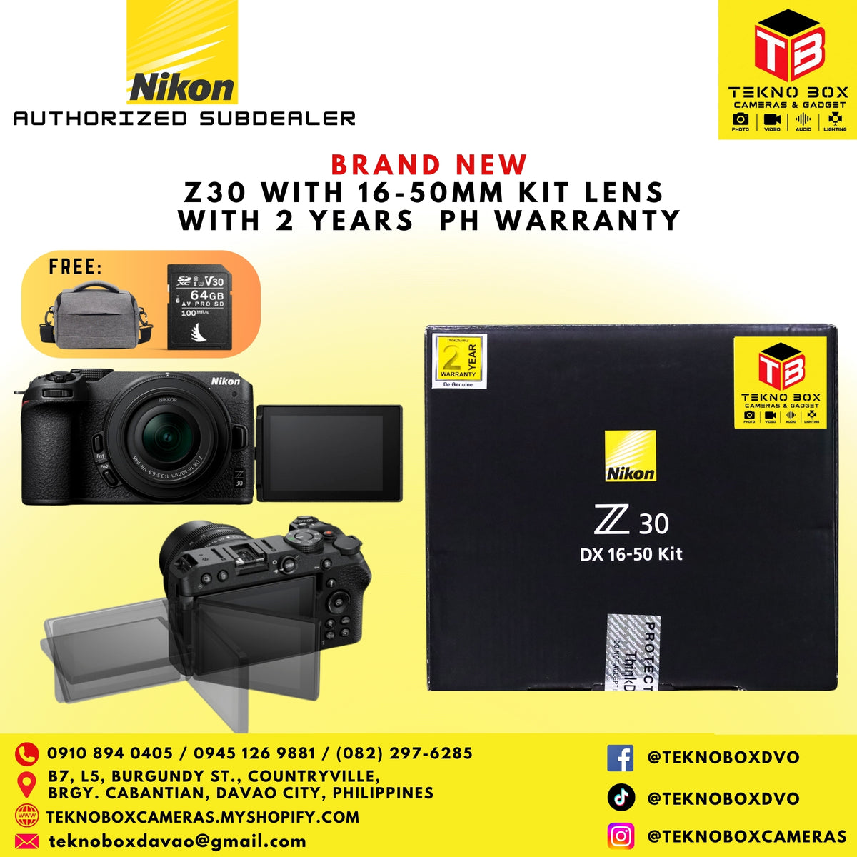 Nikon Z30 With 16-50mm Z VR Lens