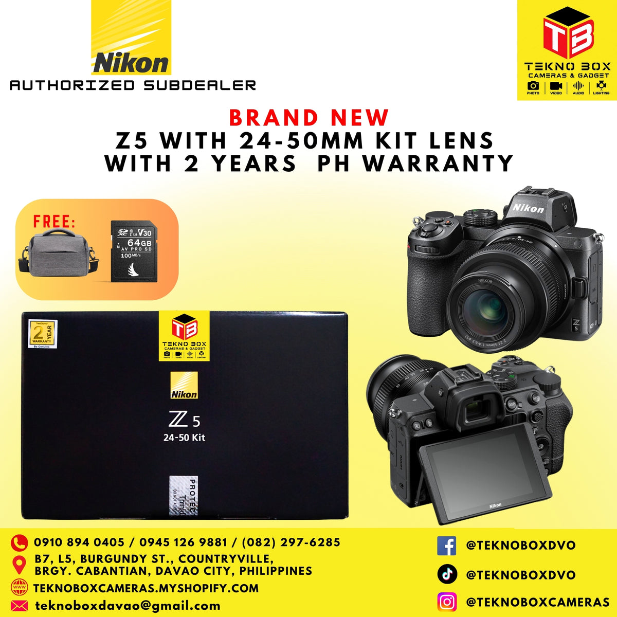 Nikon Z5 With 24-50mm F/4-6.3 Z Kit Lens