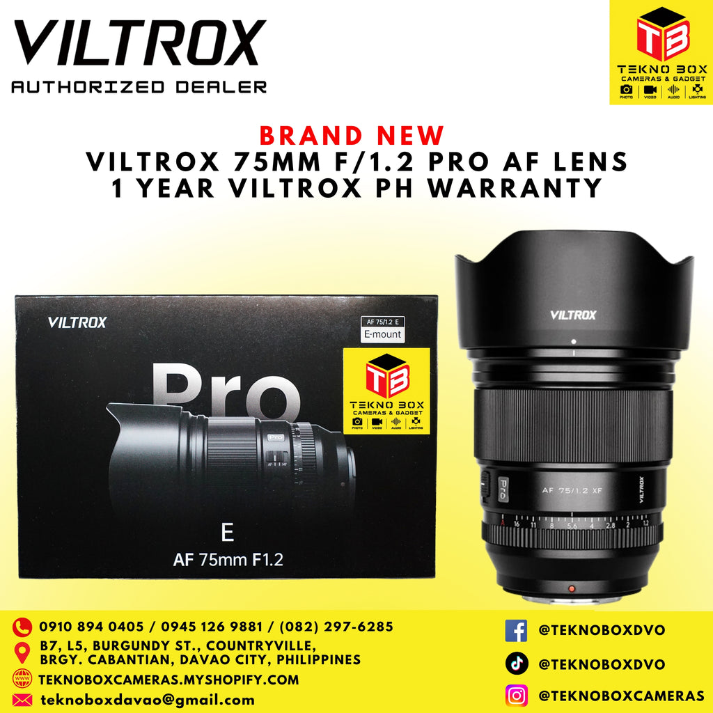 Brand New Viltrox 75mm F/1.2 Pro Lens