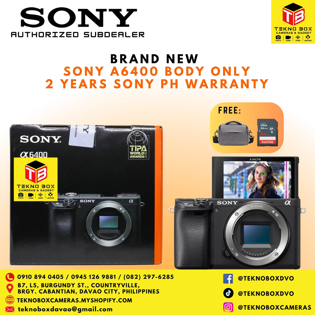 Brand New Sony A6400 Body