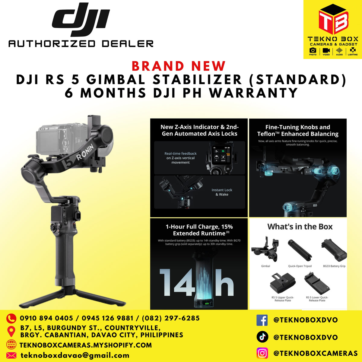 DJI RS 5 Gimbal Stabilizer (Standard)