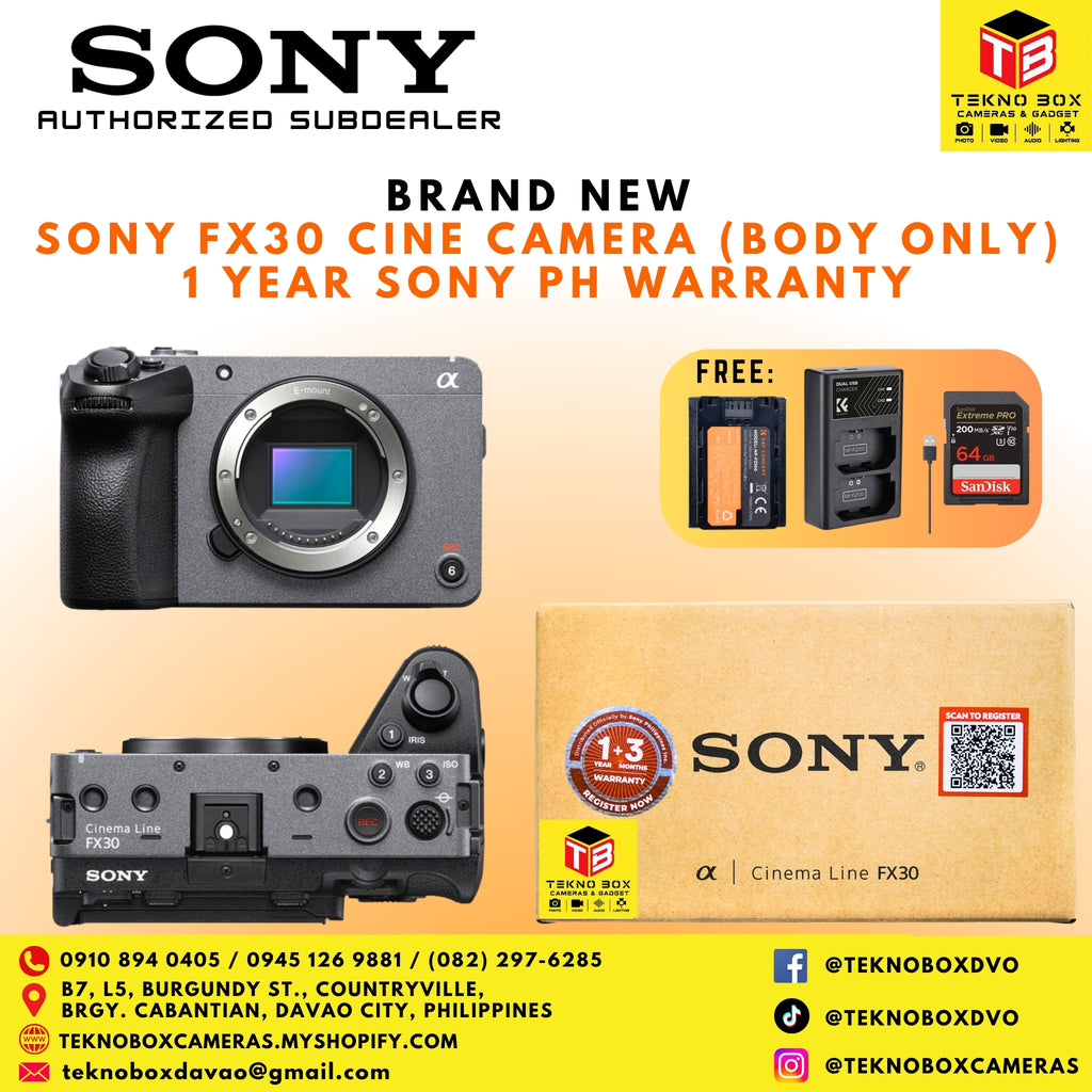 Sony FX30 Cinema Camera (Body)