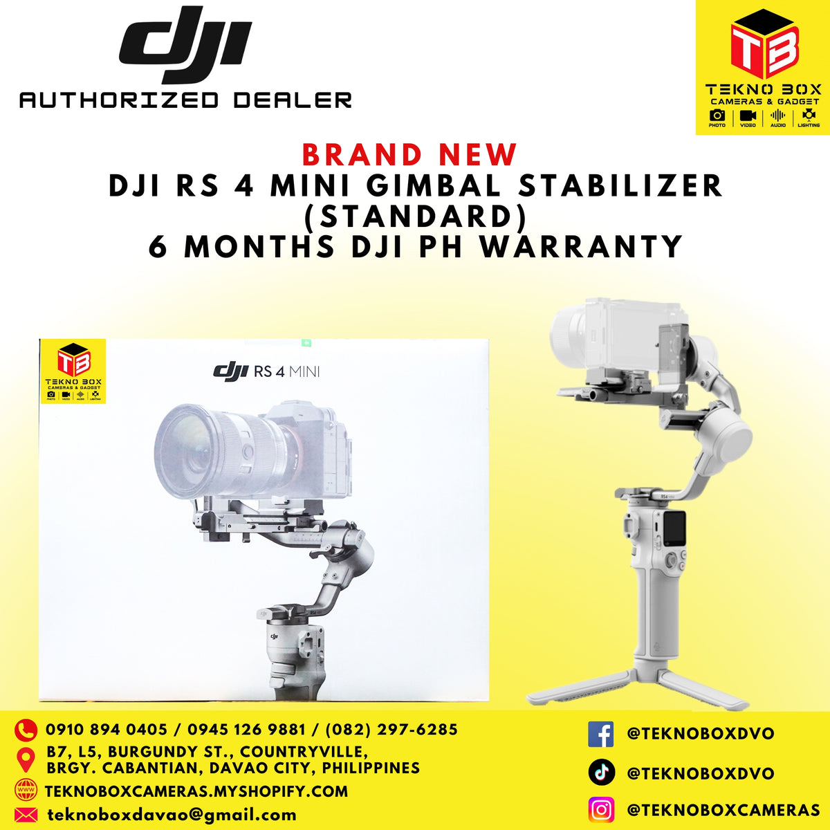 DJI RS 4 Mini Gimbal Stabilizer (Standard)