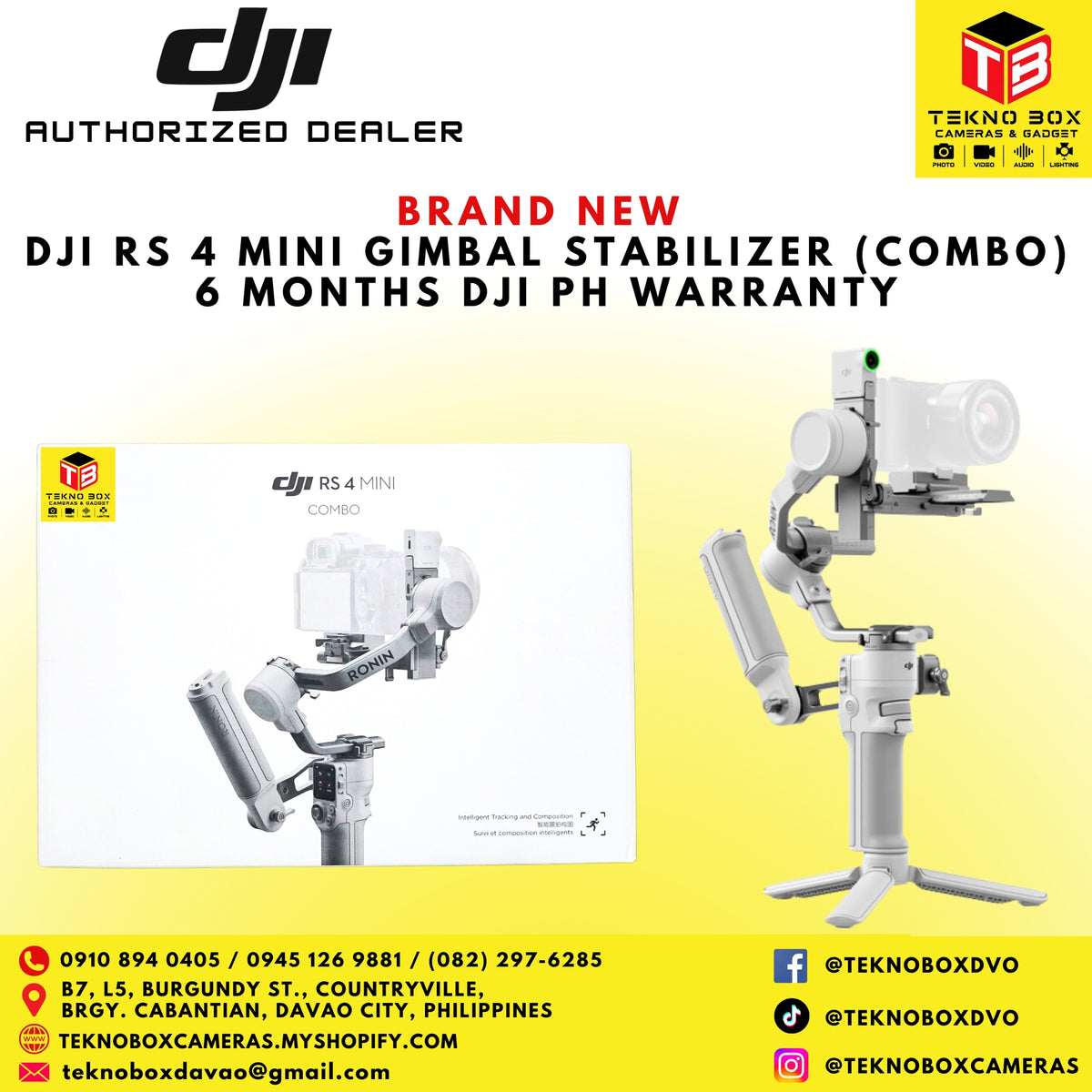 DJI RS 4 Mini Gimbal Stabilizer (Combo)