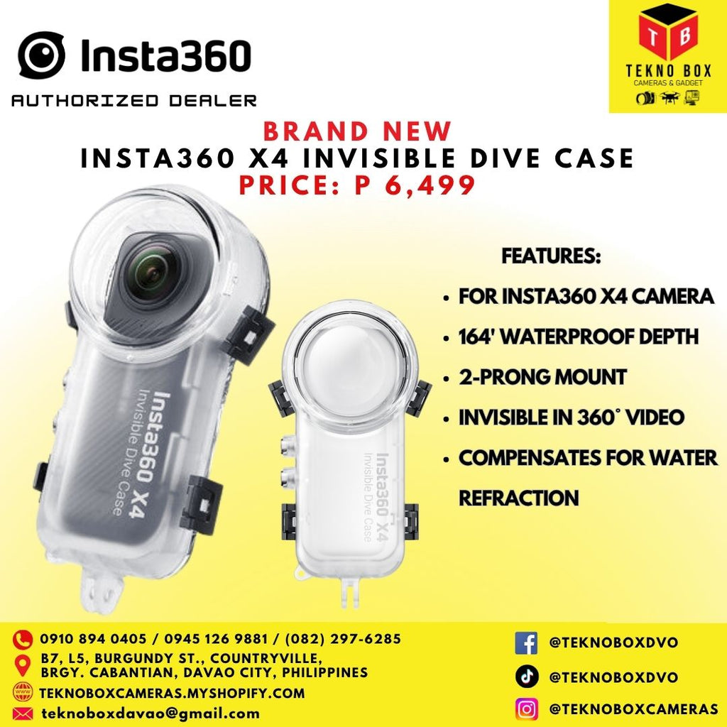 Insta360 X4 Invisible Dive Case