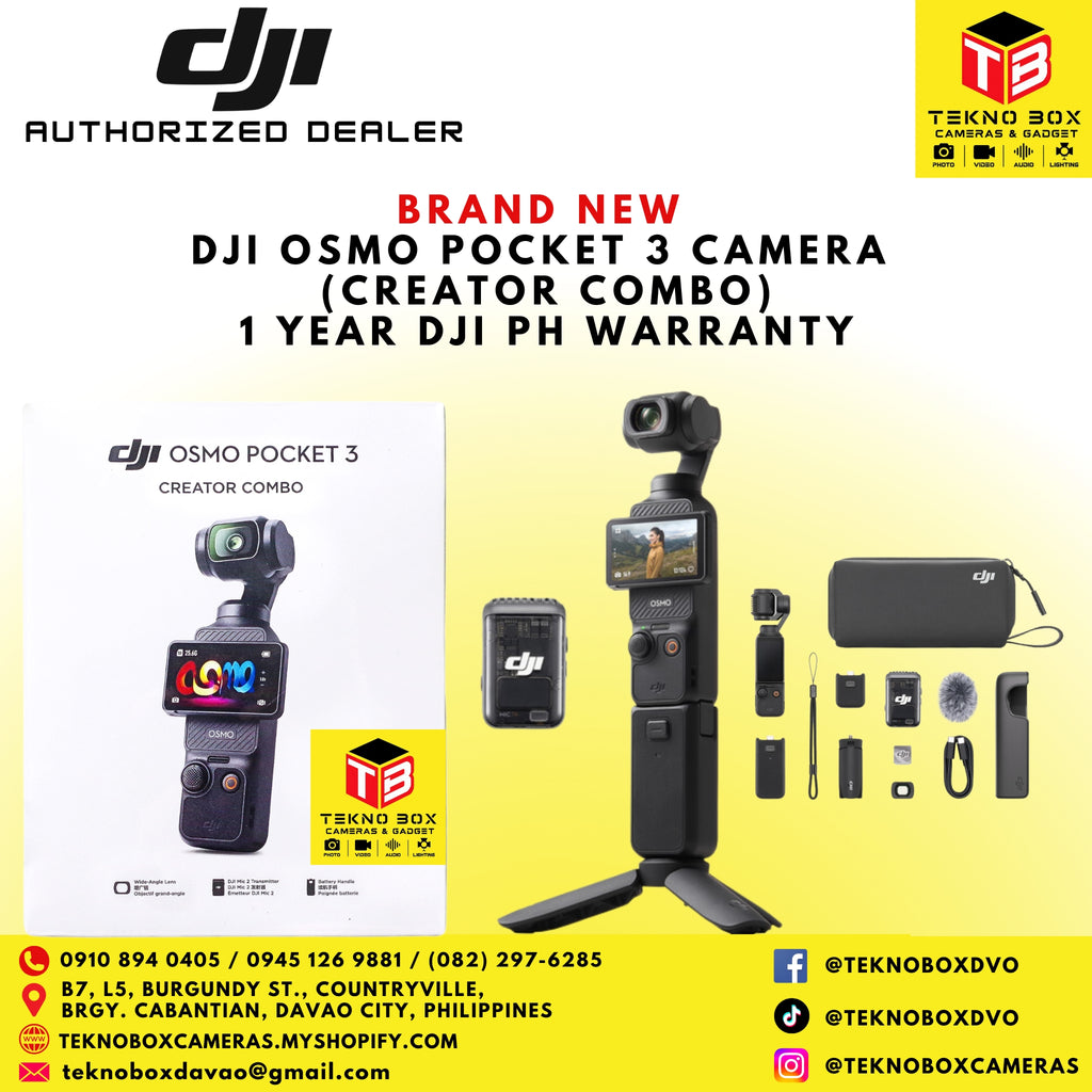 DJI Osmo Pocket 3 Creator Combo Gimbal Camera