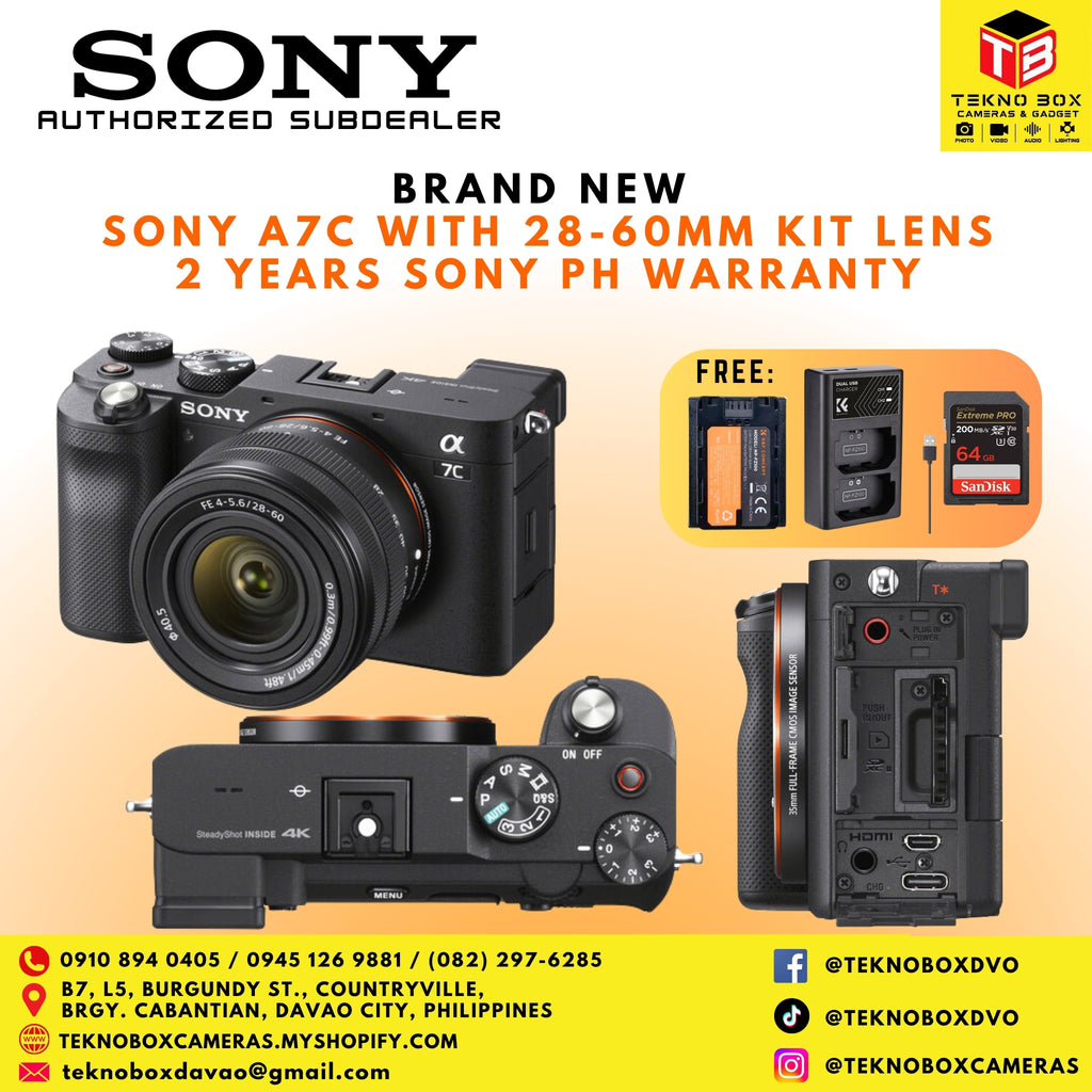 Sony A7C With 28-60mm Kit Lens