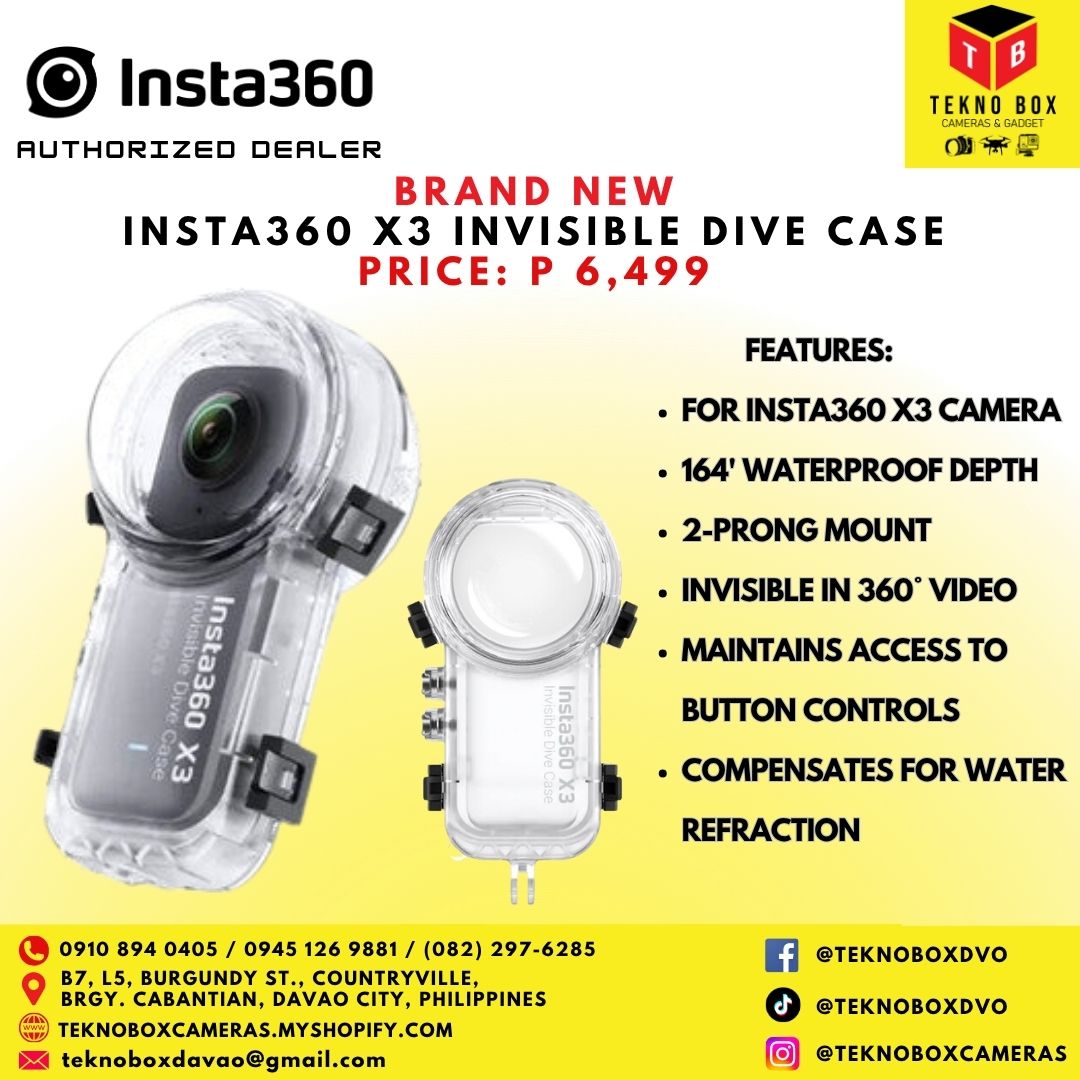 Insta360 X3 Invisible Dive Case
