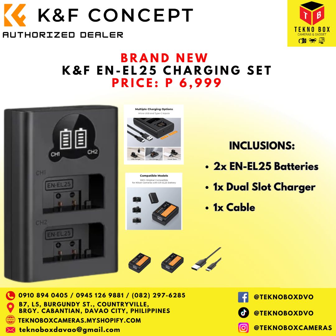 K&F EN-EL25 Charging Set