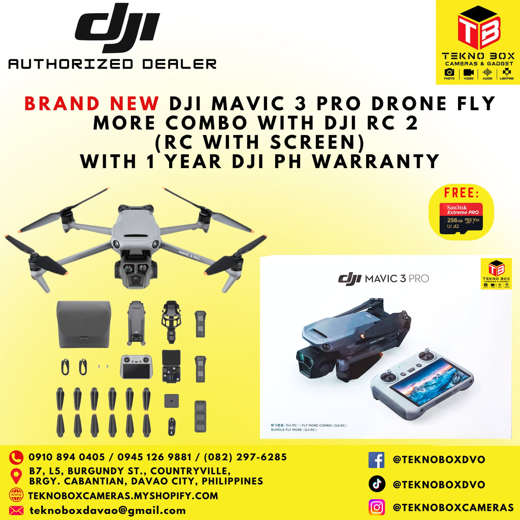 DJI Mavic 3 Pro Drone Fly More Combo With DJI RC