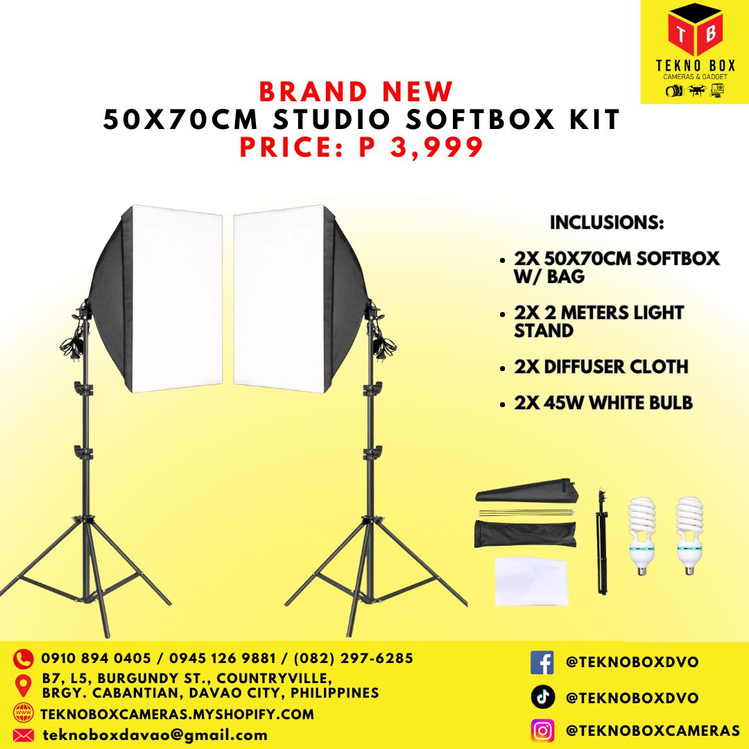 50x70cm Studio Softbox Kit
