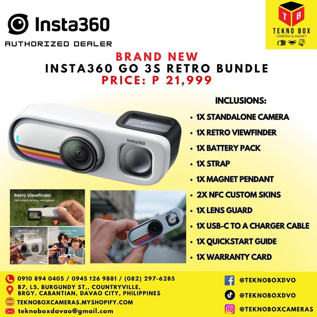 Insta360 Go 3S Retro Bundle (Special edition)