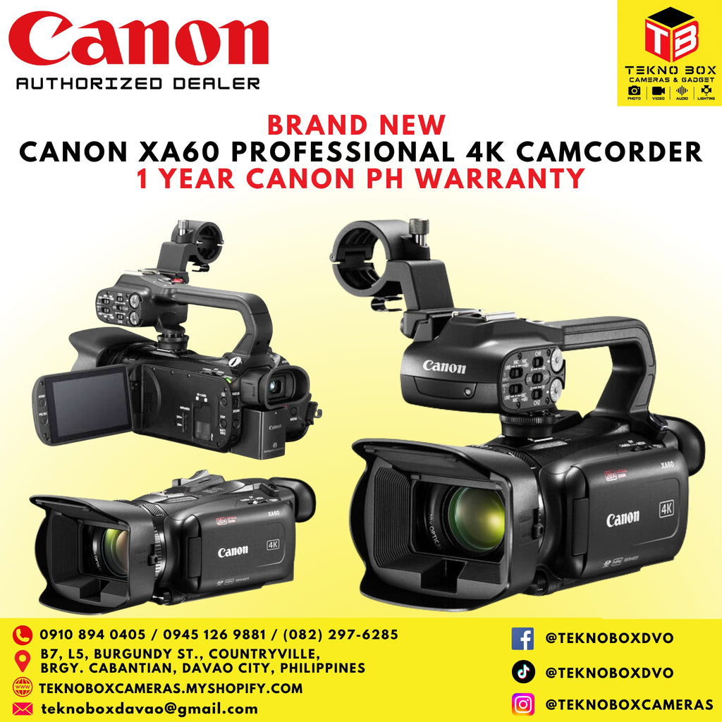 Canon XA60 Professional UHD 4K Camcorder