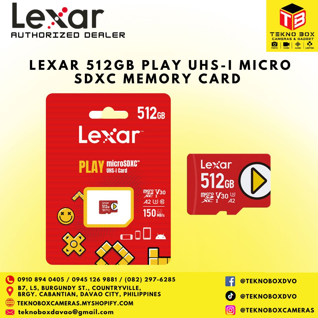 LEXAR 512GB V30 Micro SD Card