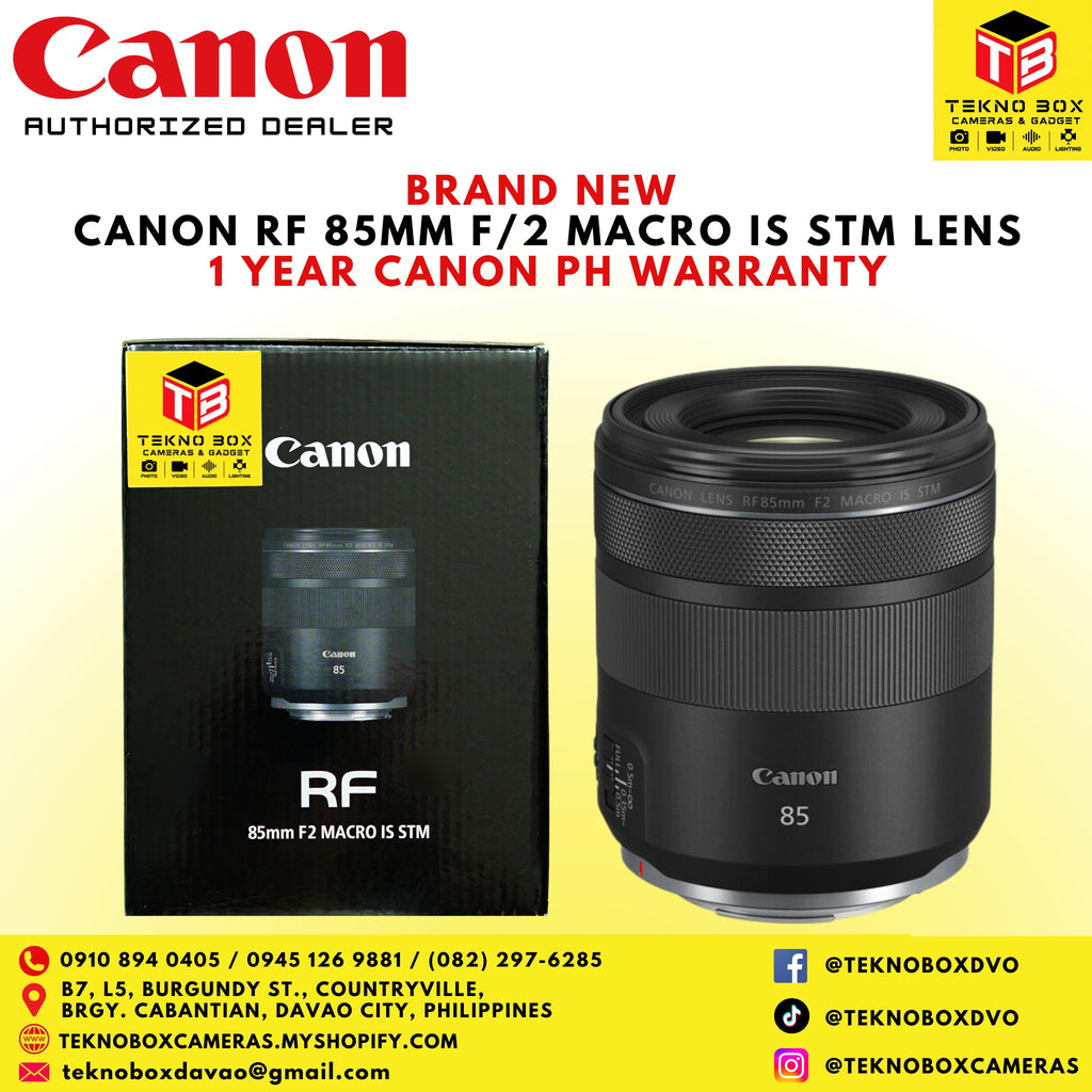 Canon RF 85mm F/2 Macro IS STM Lens