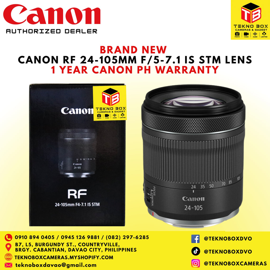 Canon RF 24-105mm F/4-7.1 IS STM Lens