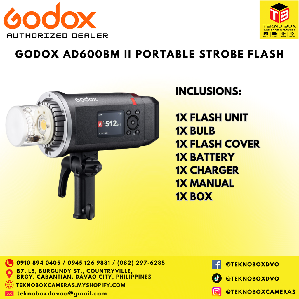 Godox AD600BM II Portable Strobe Flash