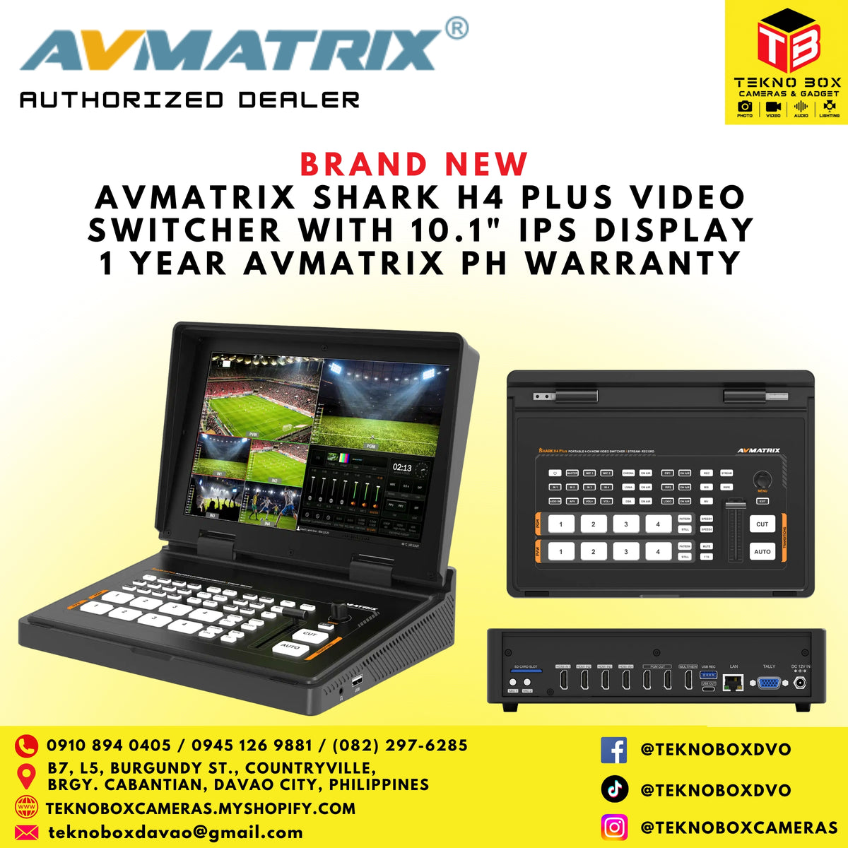Brand New AVMatrix Shark H4 Plus With 10.1-Inches IPS Display