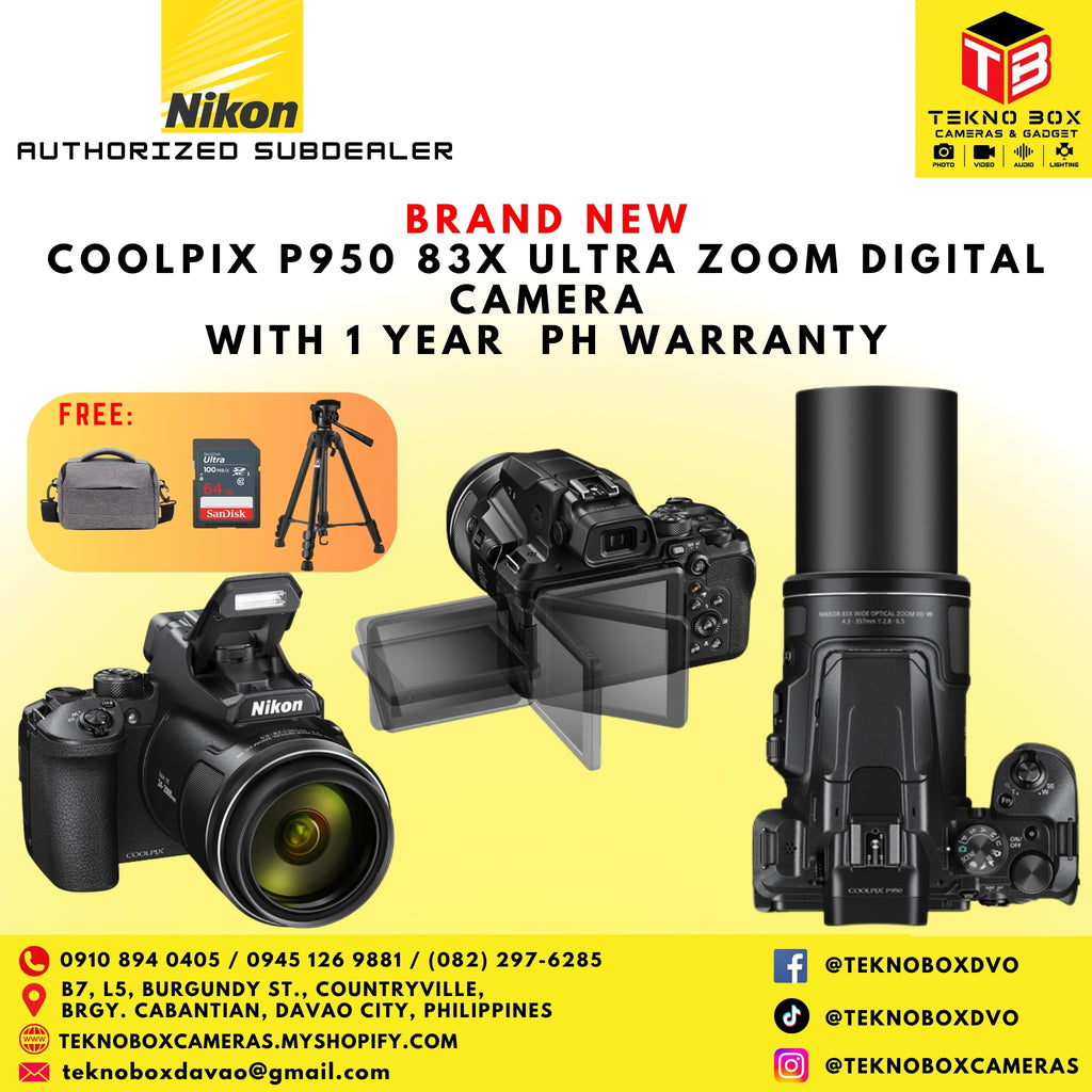 Nikon Coolpix P950 83x Ultra Zoom Digital Bridge Camera