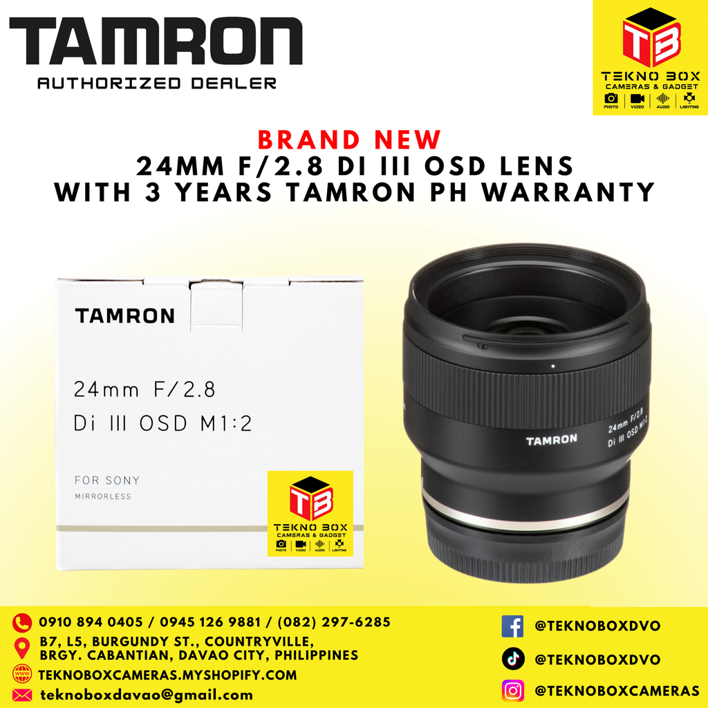 Tamron 24mm f/2.8 Di III OSD M 1:2 Lens