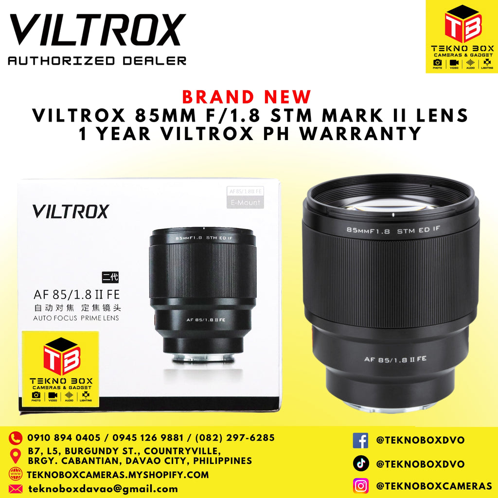 Viltrox 85mm f/1.8 STM Mark II Lens