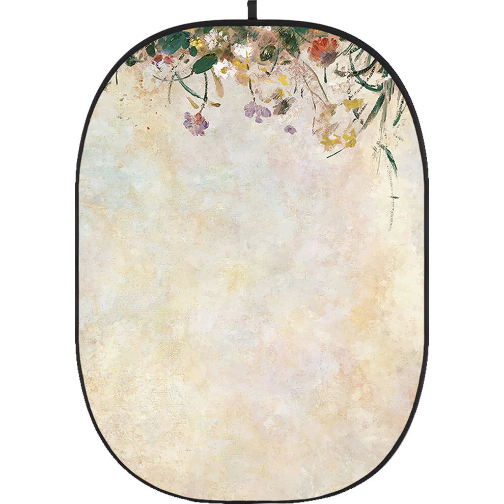 Godox Collapsible Backdrop 1.5 x 2m Floral Painting Background