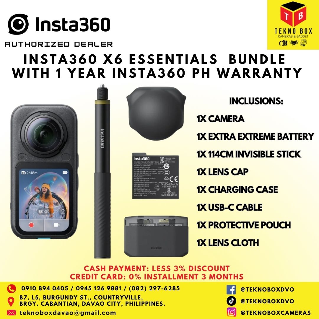 Insta360 X6 Essentials Bundle
