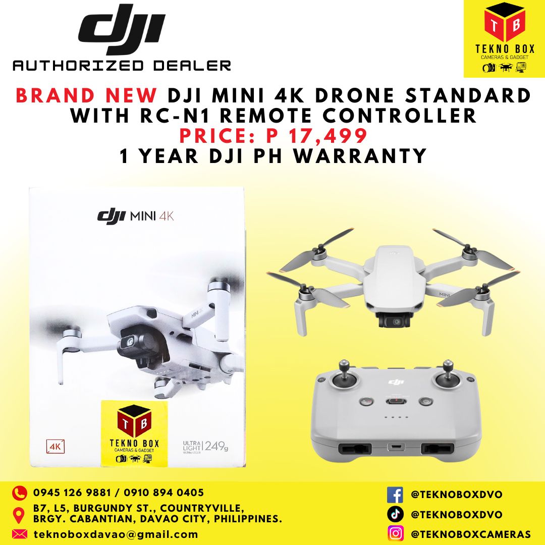 DJI Mini 4K Drone Standard With RC-N1 Remote Controller