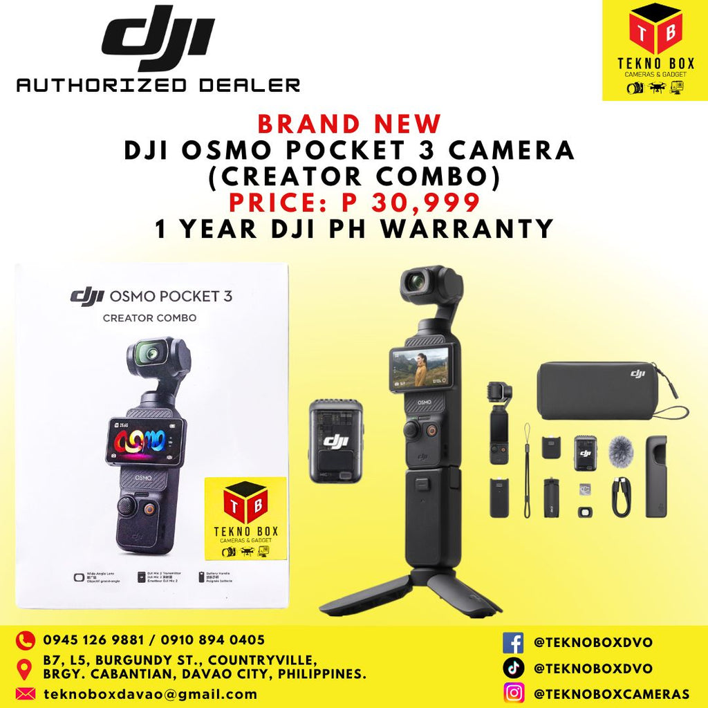 DJI Osmo Pocket 3 Creator Combo Gimbal Camera