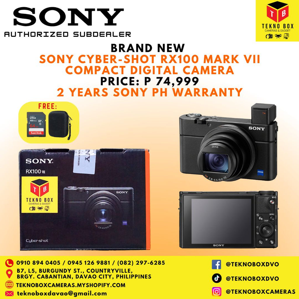 Sony Cyber-Shot RX100 Mark VII Compact Digital Camera