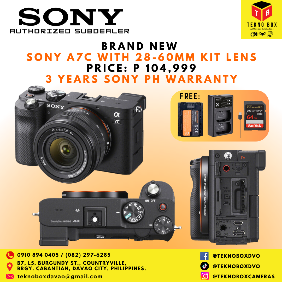 Sony A7C With 28-60mm Kit Lens