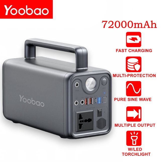 Yoobao EN300WLPD 300W 72000mAh Portable Power Station