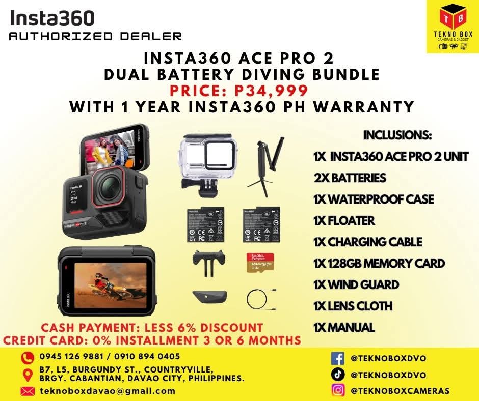 Insta360 Ace Pro 2 Dual Battery Diving Bundle